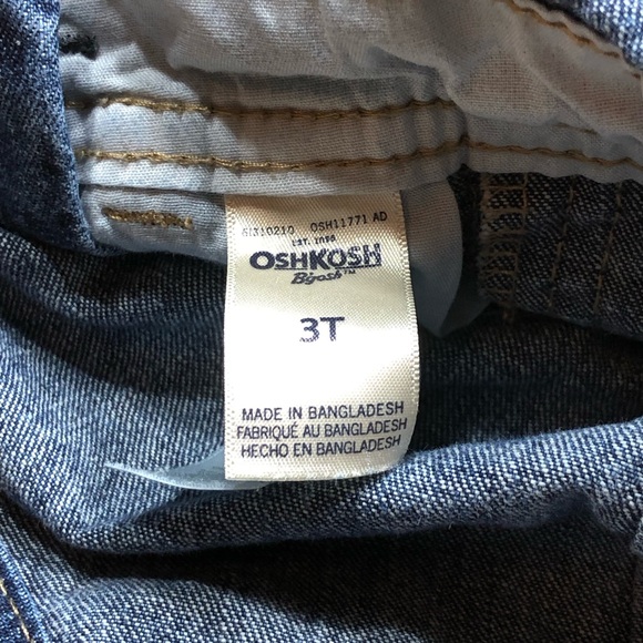 OshKosh B’gosh Overall Shorts Unisex 3T - Picture 7 of 8